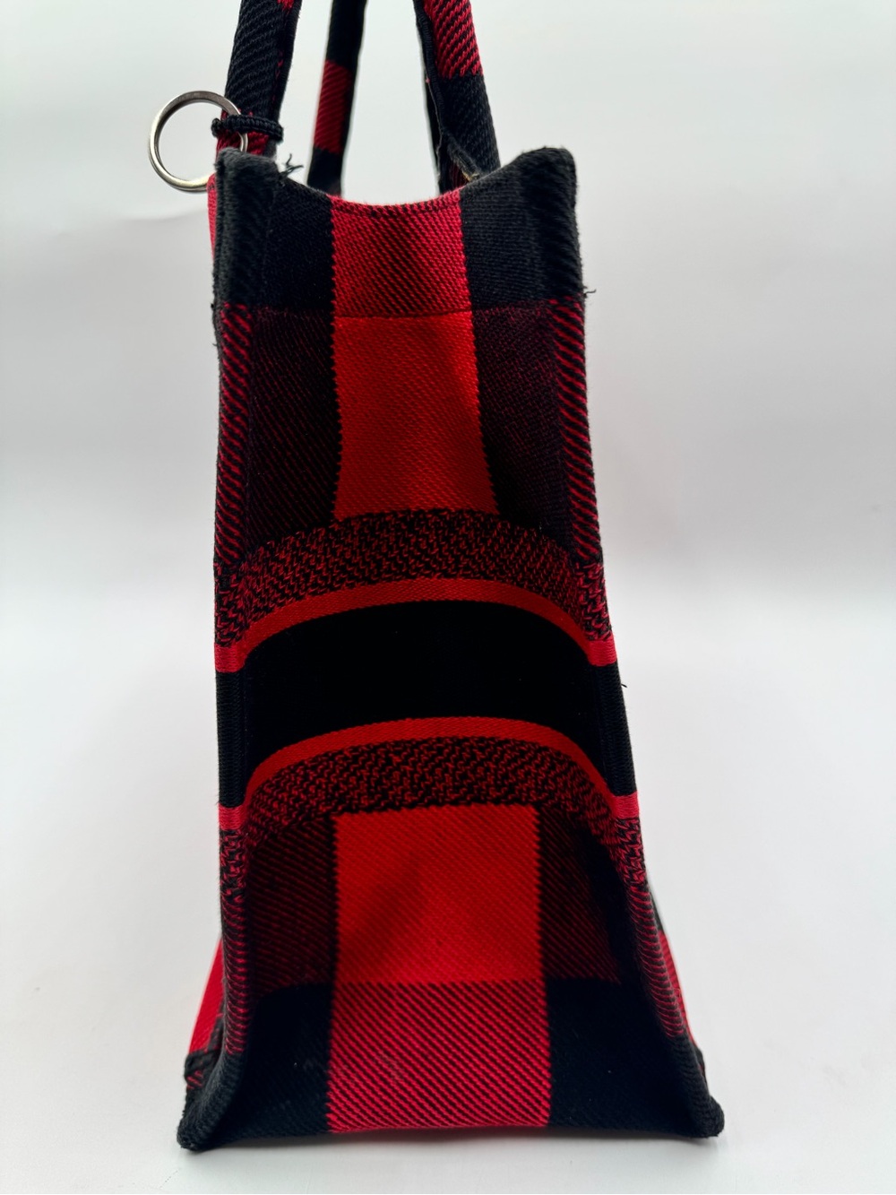 Christian Dior plaid tote - Picture 4 of 8